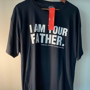 Darth Vader I am your father tshirt short sleeve NWT Size XL